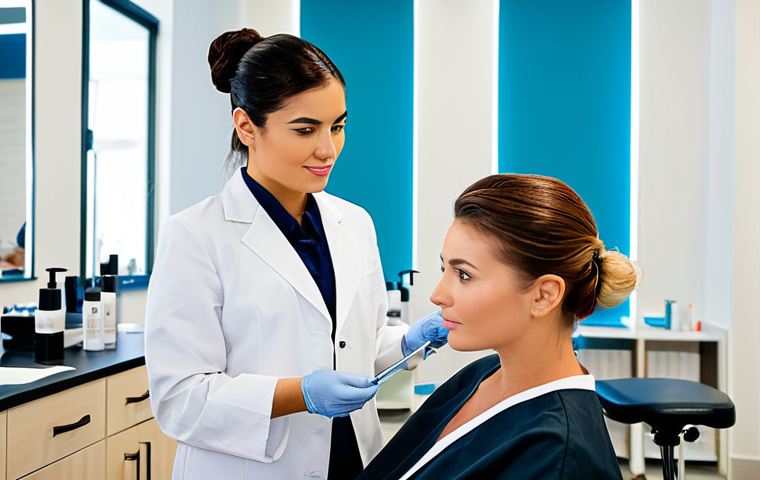 피부관리사의 재교육 프로그램 활용법 - Modern Esthetician Learning**

Prompt: A bright and airy esthetic salon classroom. A young, professi...