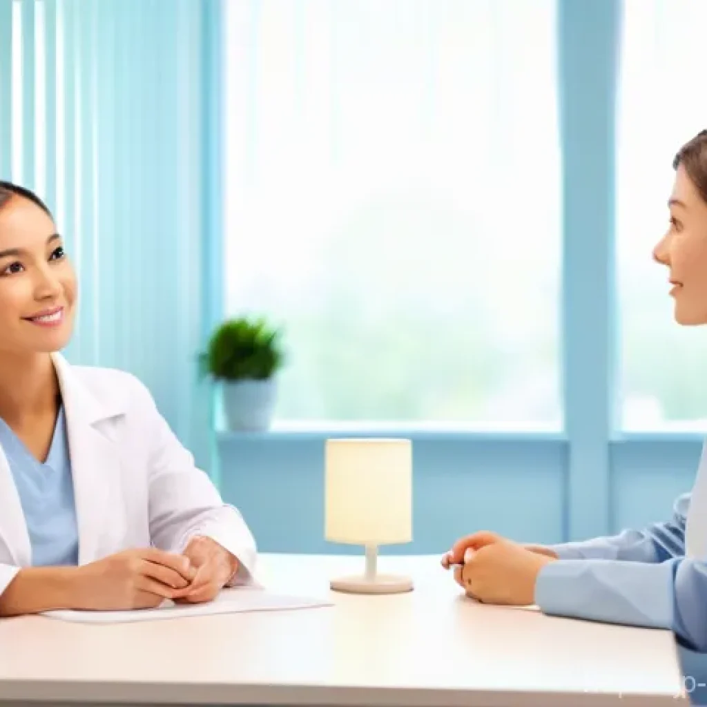 피부관리사의 개인 브랜드 구축 전략 - **Prompt:** A warm and empathetic female esthetician, in her mid-30s, with kind eyes and a professio...