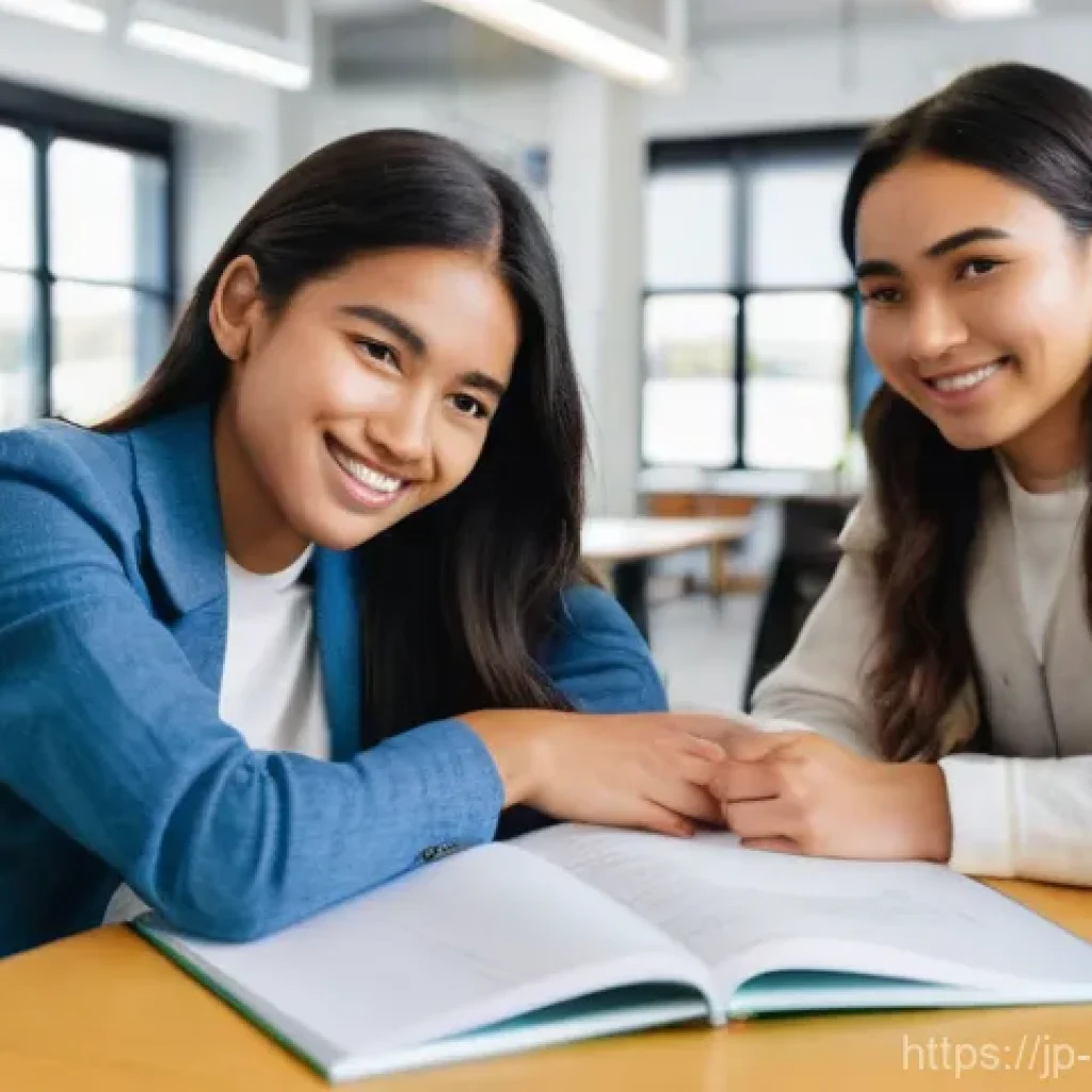 피부관리사의 자격증 학습 커뮤니티 소개 - **Prompt:** A diverse group of 3-5 individuals (predominantly women, ranging from early 20s to late ...