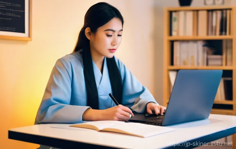 피부관리사의 글로벌 자격증 취득 팁 - **Prompt 1: The Trust of an Internationally Qualified Esthetician**
    A professional, serene femal...